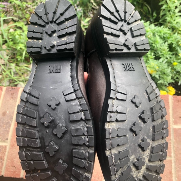 EUC  Frye Natalie RARE Mid Engineer FUR moto - Picture 12 of 15